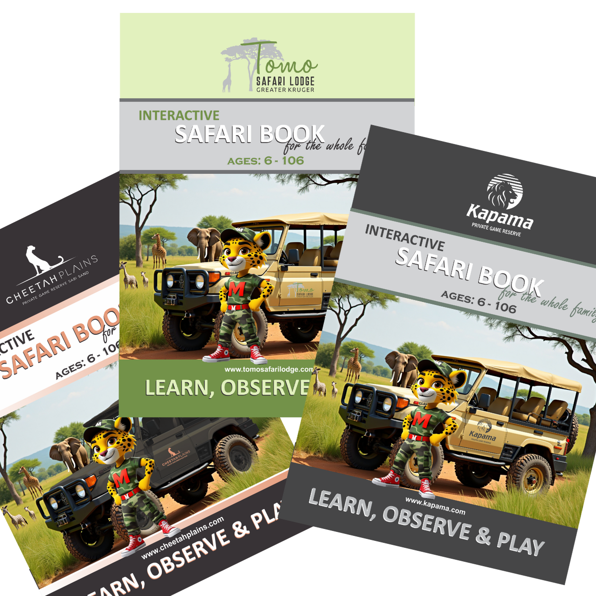 MENZO - Interactive Safari Book - (BULK - 12 books)