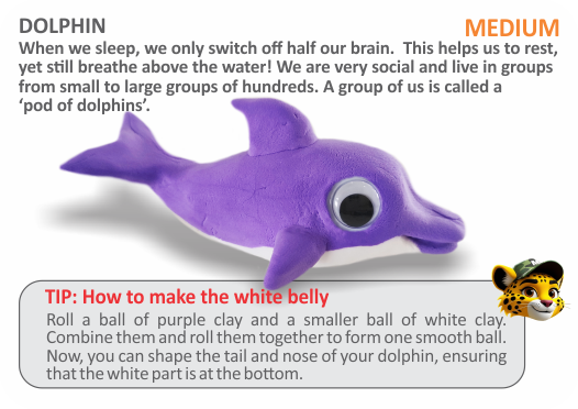 Menzo Air Dry Clay Family Fun Tub.  Kids group activities. Animal air-dry clay wildlife education creativity fine motor skill development