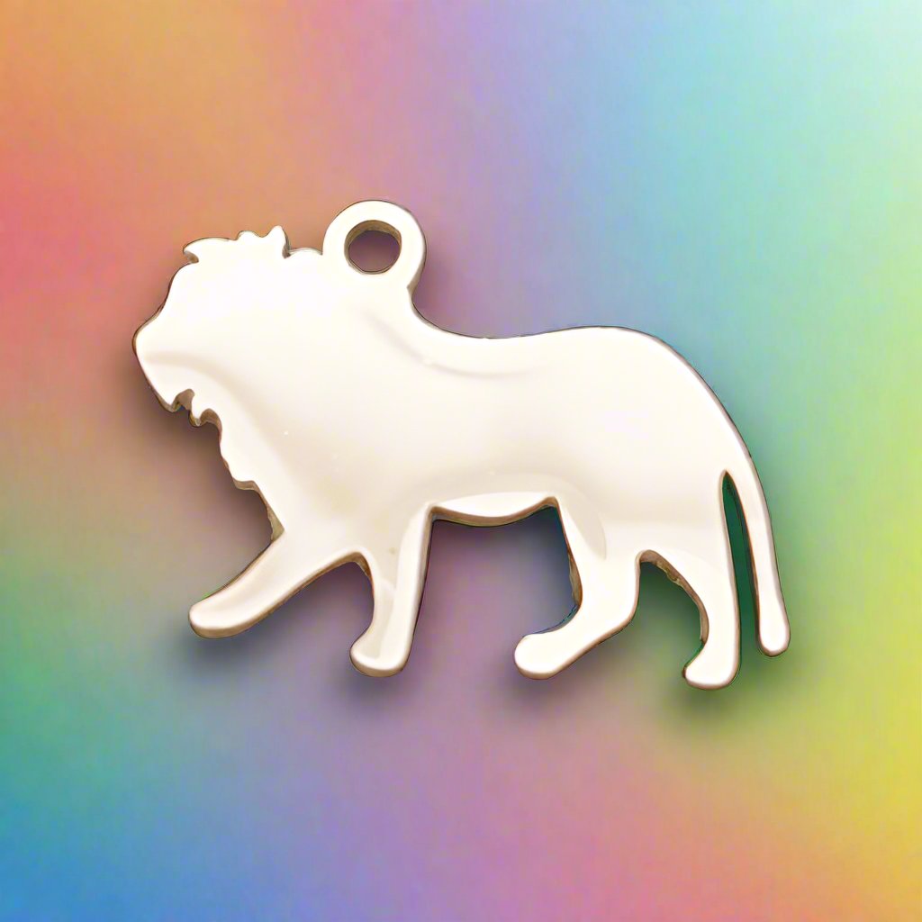 Funkid kids stainless steel funky lion necklace sets with funky fashionable bracelet.