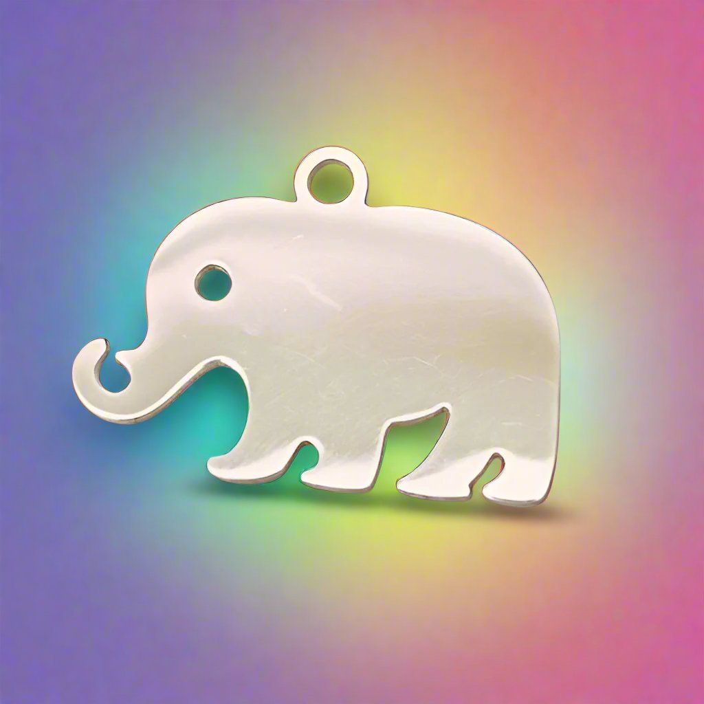 Funkid kids stainless steel funky elephant necklace sets with funky fashionable bracelet.