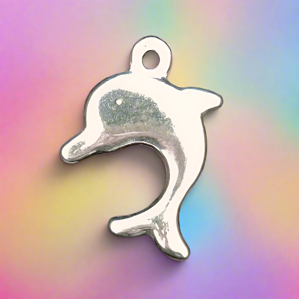 Funkid kids stainless steel funky dolphin necklace sets with funky fashionable bracelet.