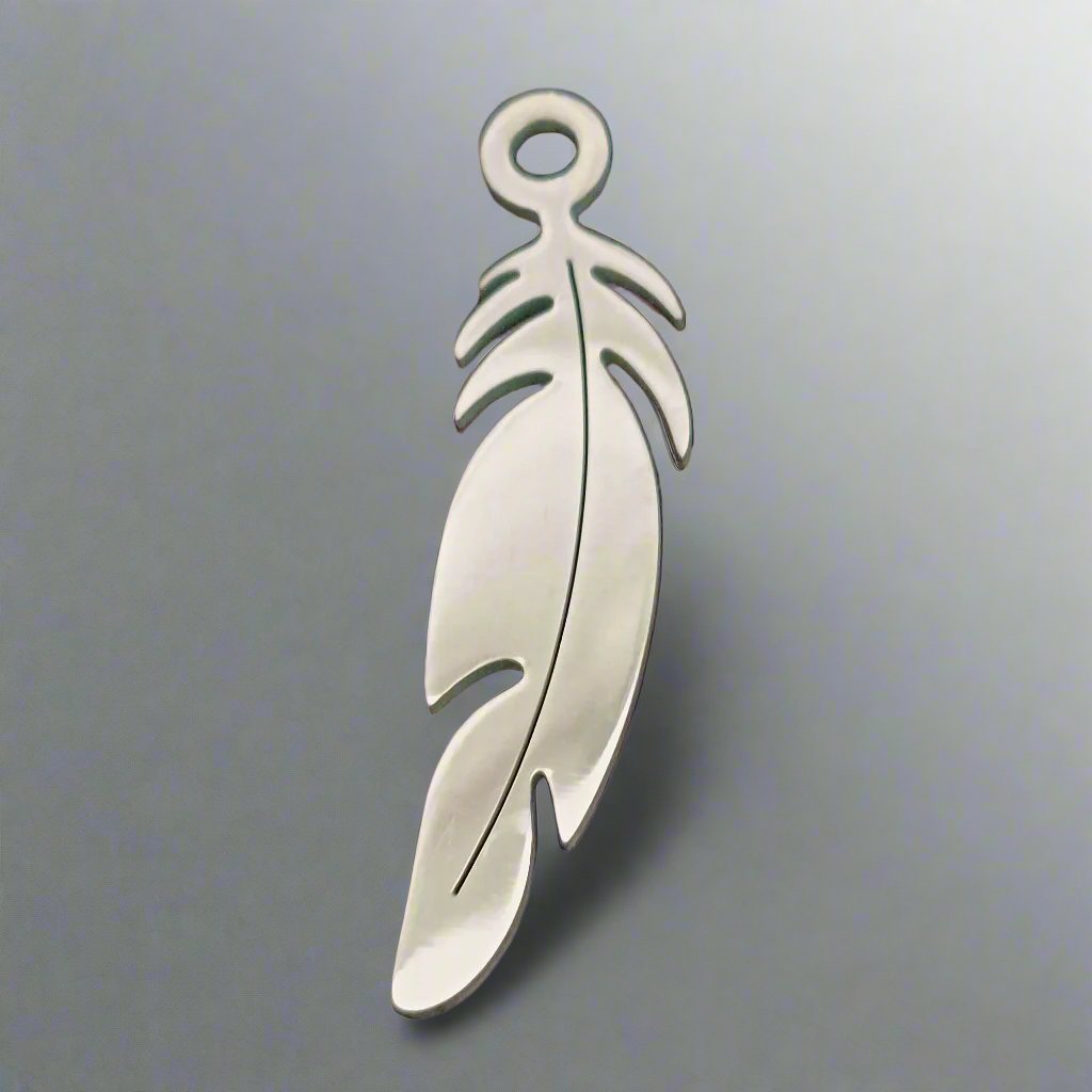 IZZY stainless steel jewelry Africa map Zebra stripe pendant allergy free, rust free, durable jewelry elegant long lasting jewelry feather