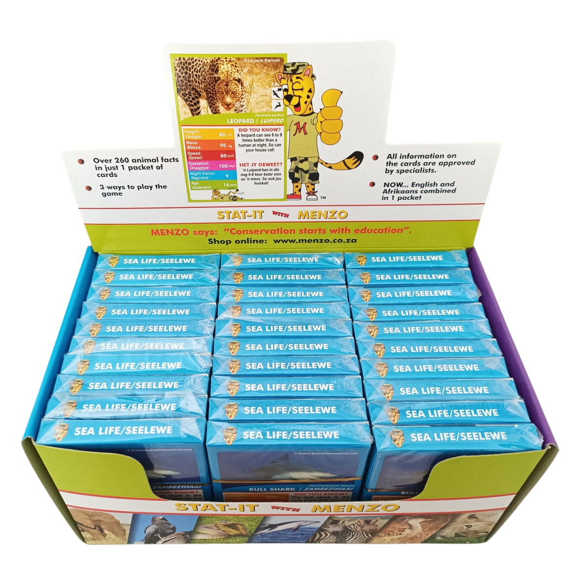 Menzo educational wildlife card games sea life when is it whale season in South Africa wildlife education kids family holiday activities Western Cape Langebaan