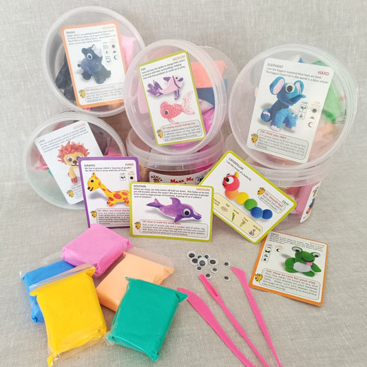 Menzo wildlife animal air dry clay ideas family fun activity kiddies party activities activities for kids