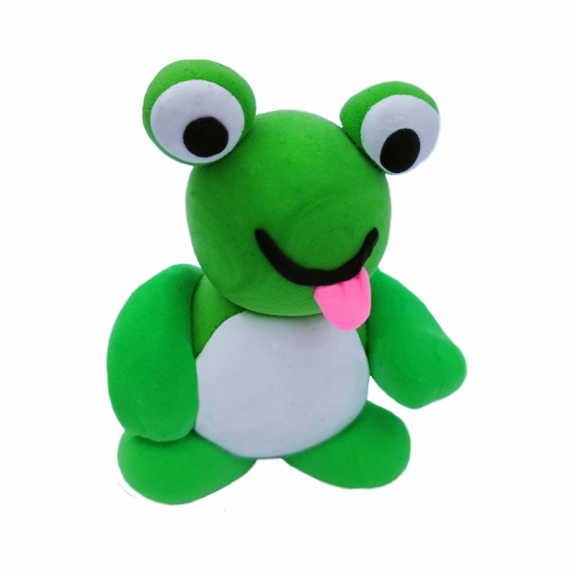 Menzo animal air dry clay ideas frog family fun activity