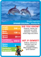 Collection of Sea Life-themed cards with statistics.  Stat-it with Menzo sea life card game. Safari kids sea life education sea life ocean phonetics dolphin lovers